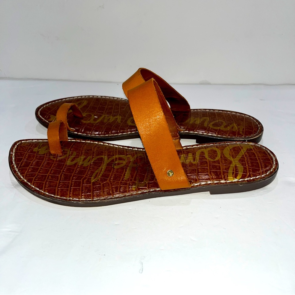 Sam Edelman leather Gorgene Toe Ring sandals size 11